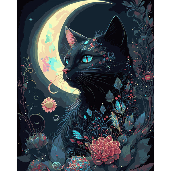 Black Cat Under The Moon
