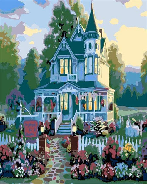 Beautiful Garden and House