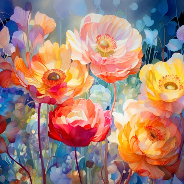 Beautiful blooming flowers