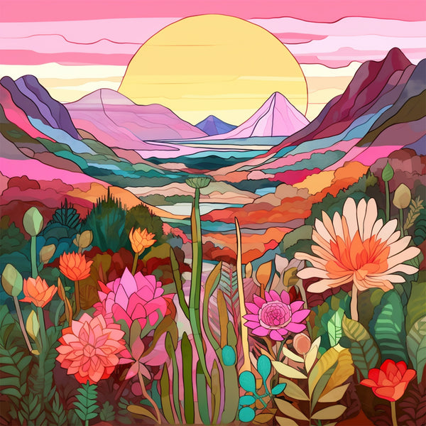 Sunrise Stained Glass