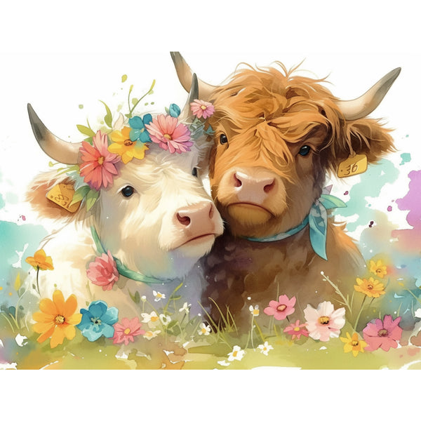 Two cute calves