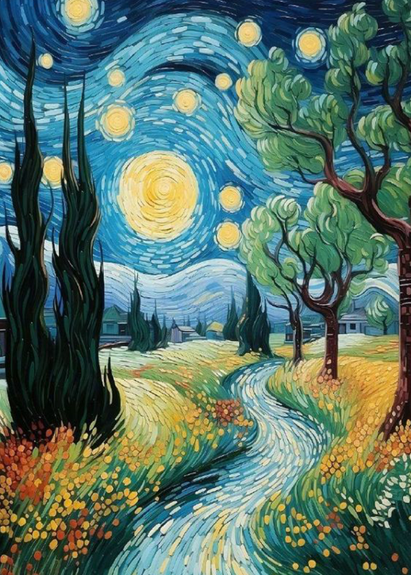Van Gogh Field Painting