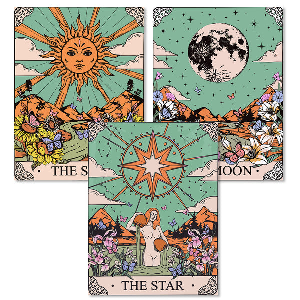 Sun, Moon, Stars-3 Pack Diamond Painting Kits Beginners