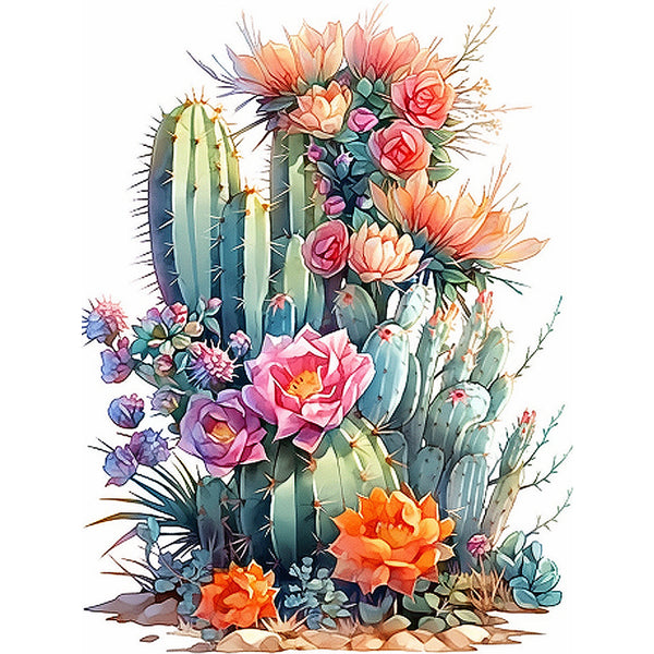 Beautiful cactus flowers