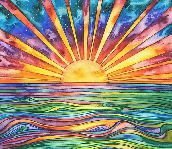 Sunrise On The Sea