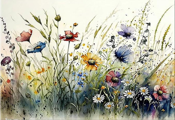 When the starlight at the fingertips falls on the canvas, the flower has a new soul