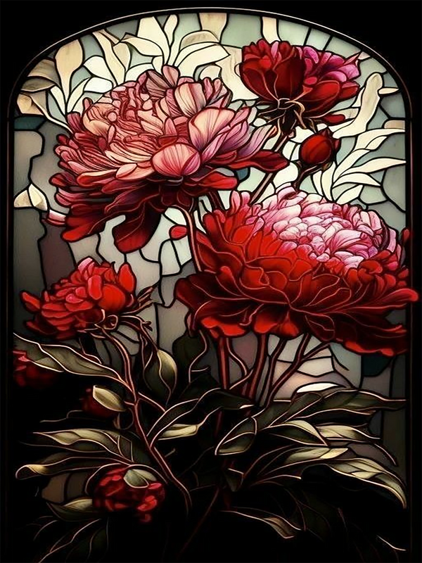 Red Showy Flower