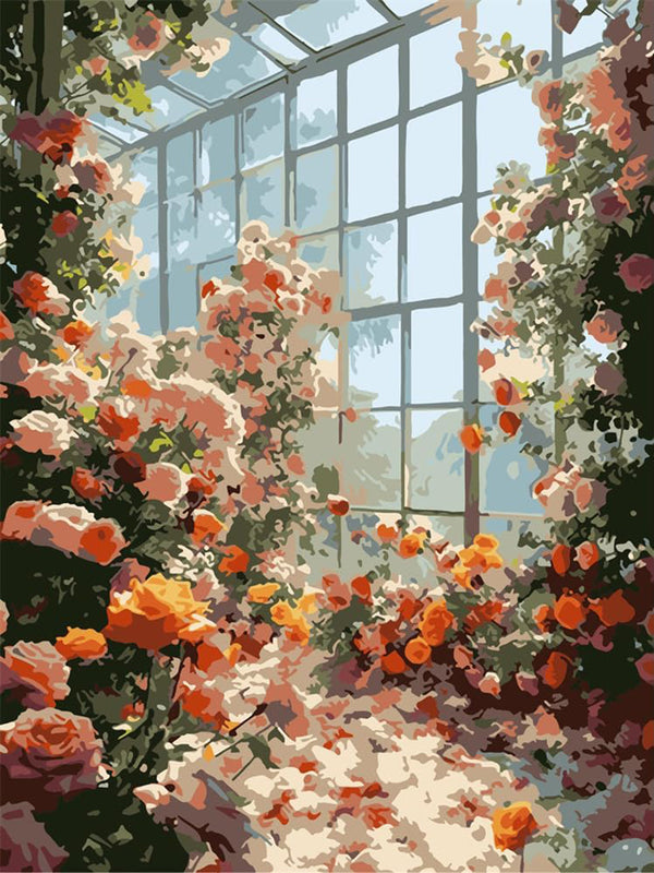 Flowers In The Sunroom