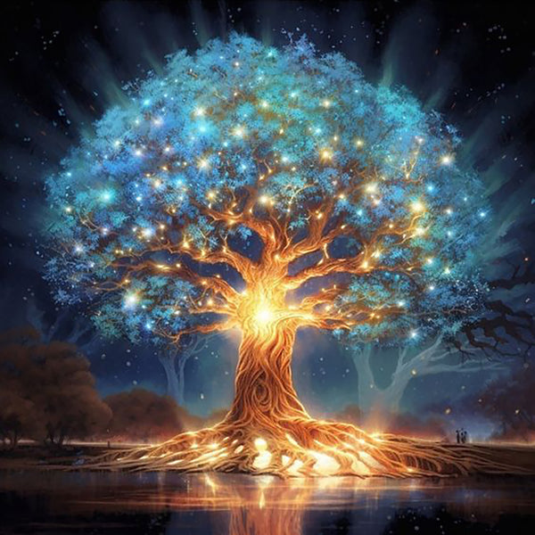 Glowing tree