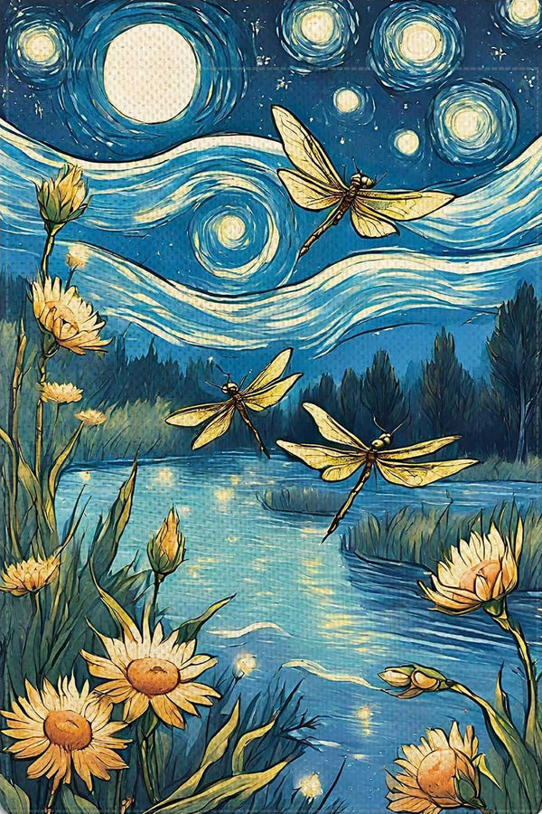 river under moonlight