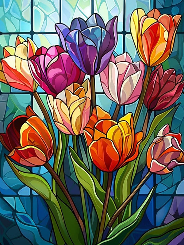 Glass Style-Floral