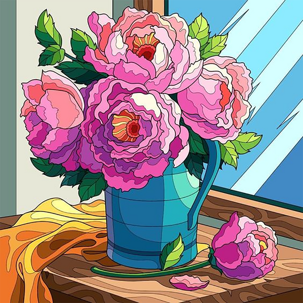 Blooming flowers