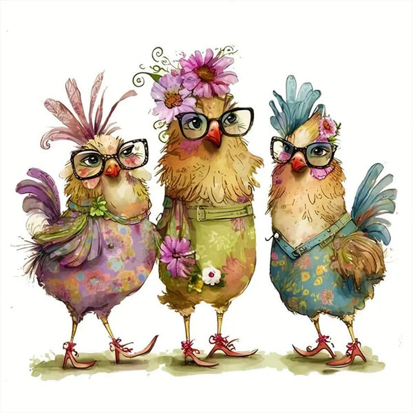 Three Chicks