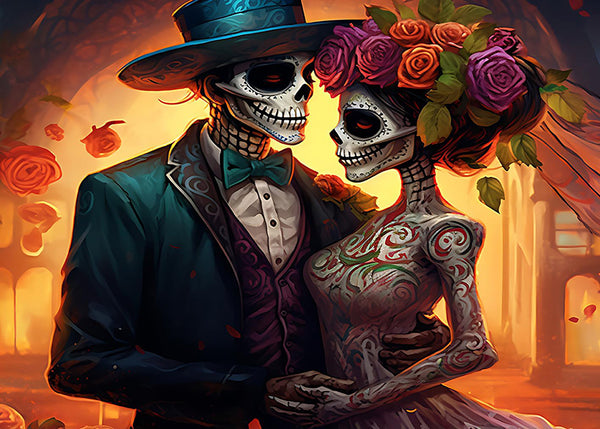 Skeleton Couple