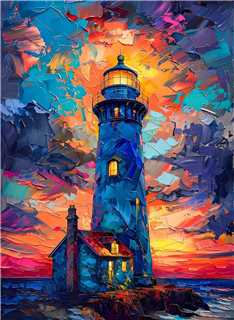Oil painting tower