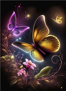 Glowing Butterfly